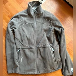Gray full zip sweatshirt